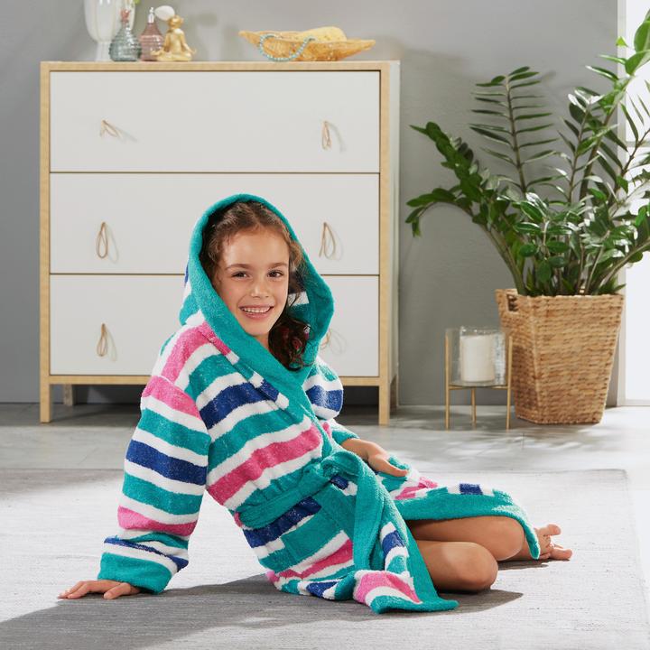 Produktbild Erwin Müller Kinder-Bademantel mit Kapuze (98, 104)
