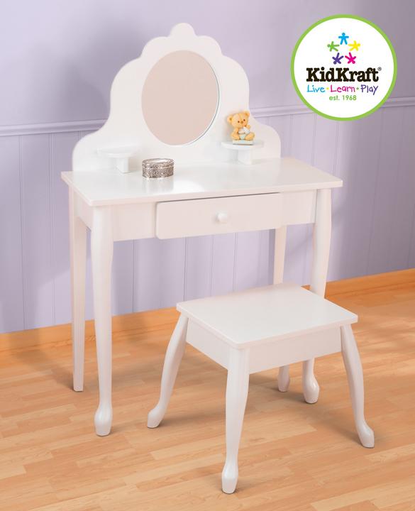 Produktbild KidKraft Mittlere Eitelkeit und Hocker (Kinderhocker)