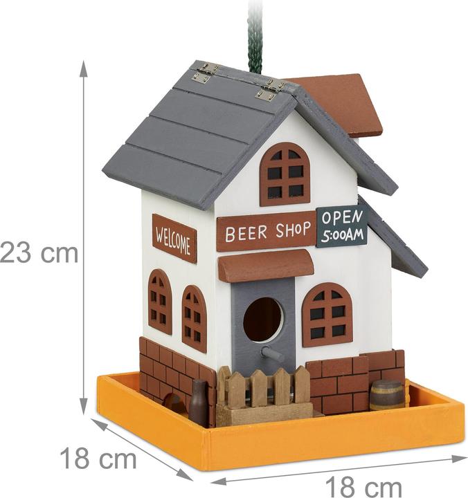 Produktbild Relaxdays Deko-Vogelhaus