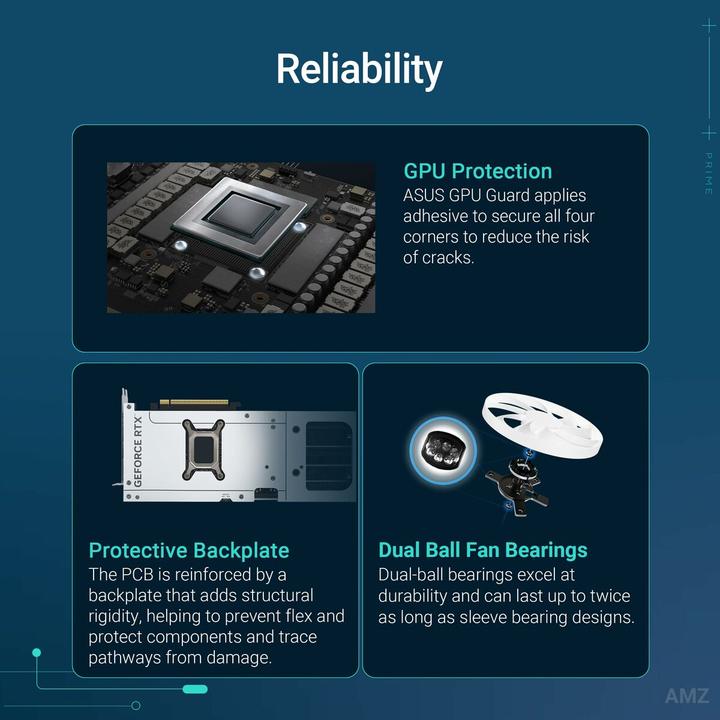 Actual product image ASUS Prime GeForce RTX 5070 OC White (12 GB)