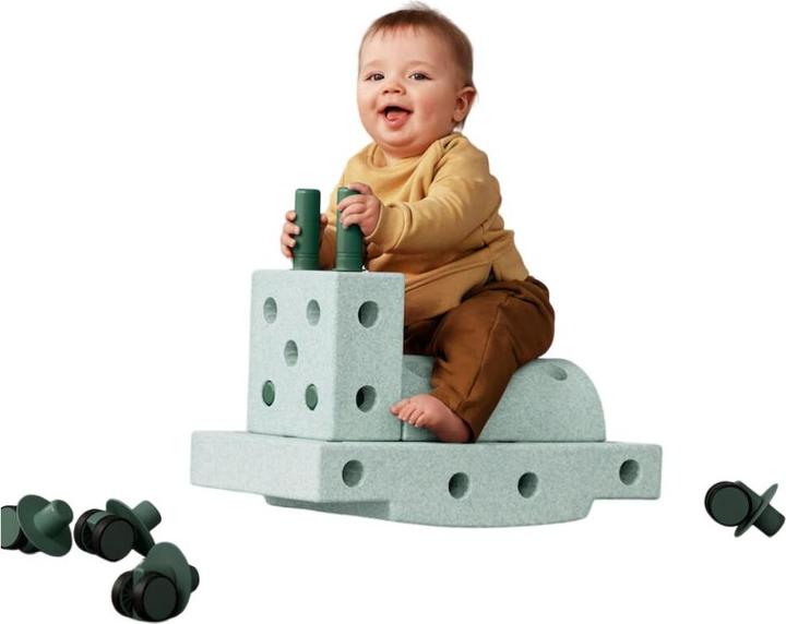 Immagine prodotto Modu Curiosity Set - Set iniziale, tavola d'equilibrio, cavallo a dondolo, giocattolo per le