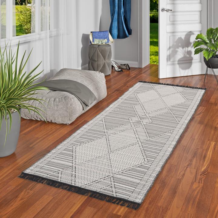 Produktbild Pergamon Läufer Teppich Beidseitig Ethno Kelim (80 x 250 cm)