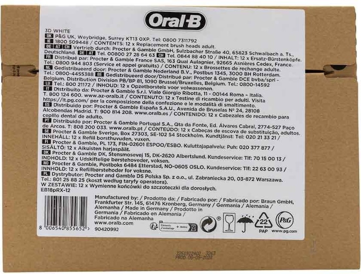 Produktbild Oral-B Pro 3DWhite (12 x)