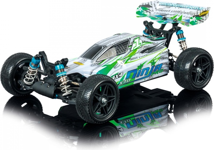 Actual product image Carson Model Sports 1:10 Ninja-Pro sport X10 2.4G 100% RTR 1:10 RC Model Car E (RTR Ready-to-Run)
