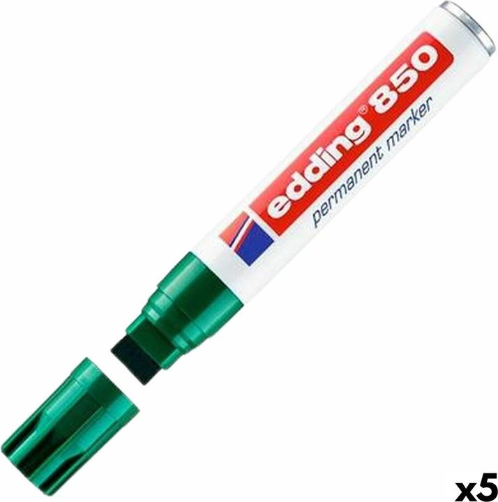 Produktbild Edding 850 Permanent Marker, Keilspitze, versch. Farben (5x)