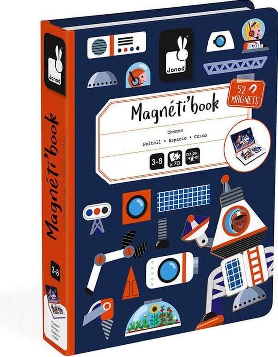 Janod Universo del libro magnetico (Francese, Inglese, Italiano, Tedesco, 3 - 8 anni)
