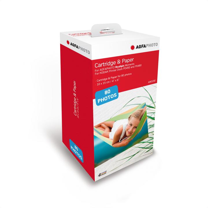 Actual product image AGFAPHOTO Cartridge AMOC-80, 80 photos, For AMO46, PD450 WiFi and PD480