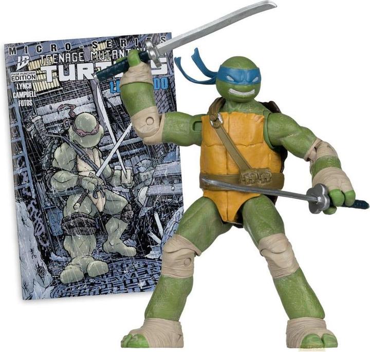 Actual product image McFarlane Teenage Mutant Ninja Turtles Page Punchers Actionfigur Leonardo 13 cm