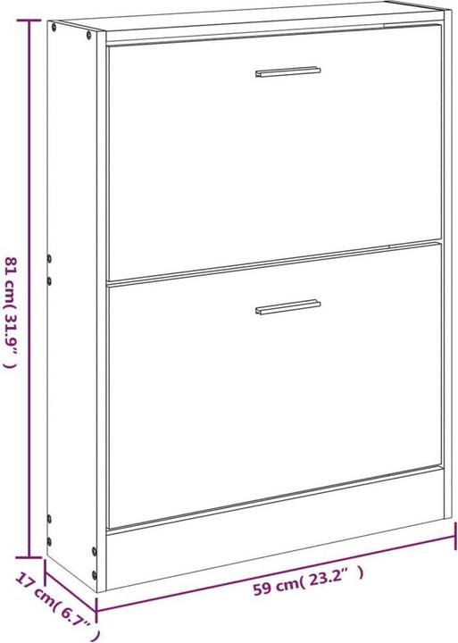 Immagine prodotto vidaXL Sofia (59 x 17 x 81 cm)