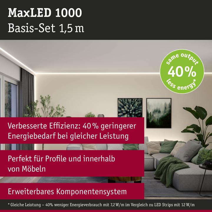 Actual product image Paulmann MaxLED 1000 Basisset (Warm white, 150 cm, Indoor)
