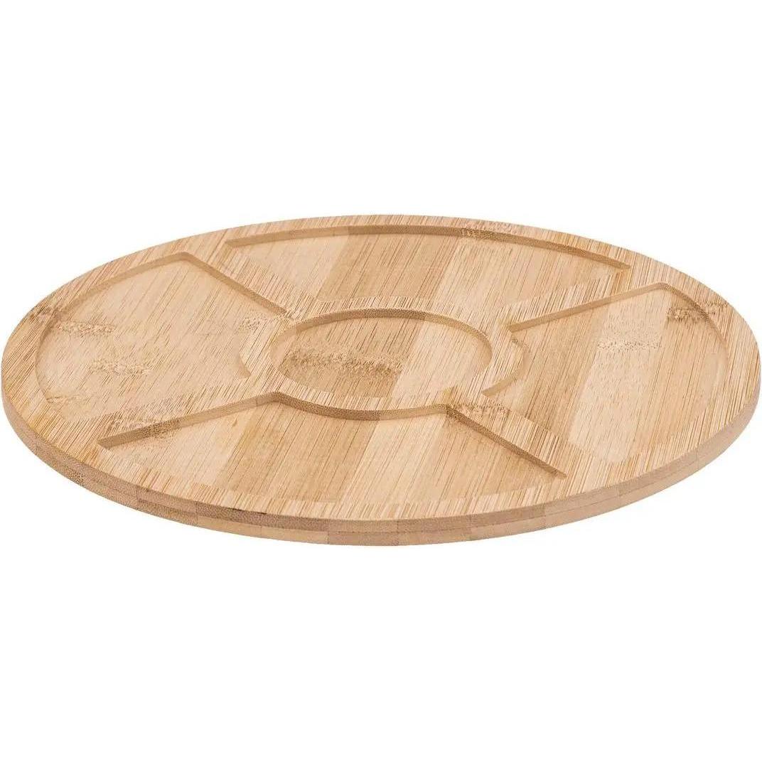 Thumbnail - Secret de Gourmet, Serviergeschirr, wh Rundes Bambus-Aperitif-Set 6St