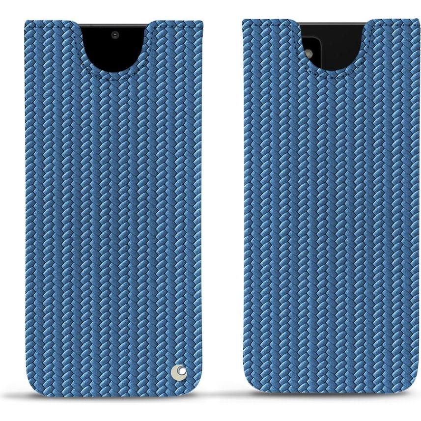 Noreve Lederschutzhülle (Samsung Galaxy Note 20 Ultra), Smartphone Hülle, Blau