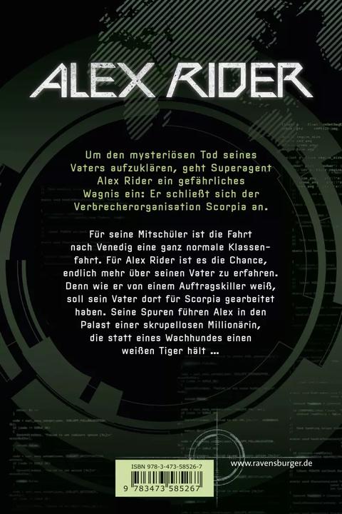 Produktbild Ravensburger Alex Rider, Band 5: Scorpia (Deutsch, Anthony Horowitz, 2018)