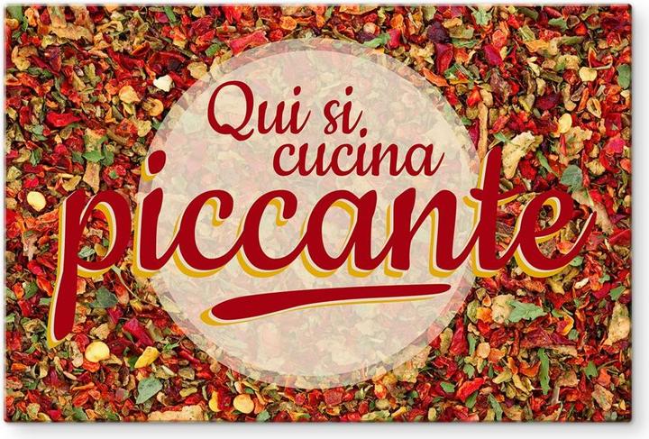 Produktbild Trenddeko qui si cucina piccante (40 x 60 cm)