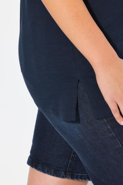 Produktbild Ulla Popken T-Shirt, Tiermotiv, Oversized, V-Ausschnitt, Halbarm (42, 44)