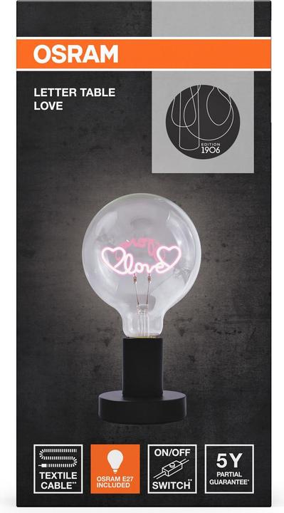Produktbild Osram OSR 1906 Letter Table Love (E27)