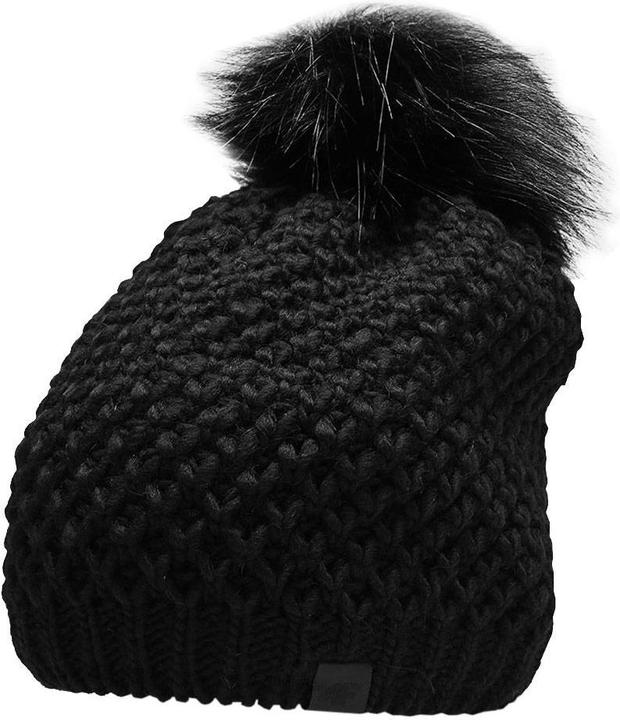 4F Cappello da donna nero profondo H4Z22 CAD014 20S (M)