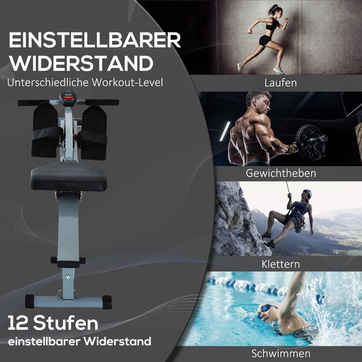 Produktbild Homcom Ruderzugmaschine mit LCD Display