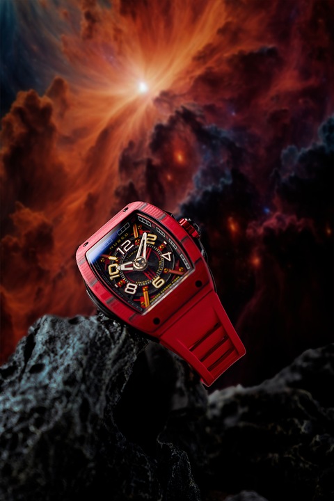 Actual product image Nubeo NB-6079-02 Parker Automatic Limited 44mm 3ATM men's watch