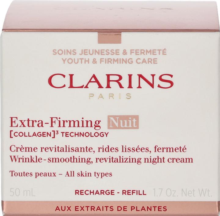 Image du produit Clarins Extra-Firming Nuit (COLLAGEN)³ TECHNOLOGY Crème Toutes Peaux Refill (50 ml, Crème de nuit)