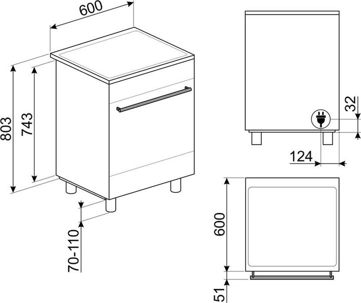 Produktbild Smeg Fornuis C6imxm2