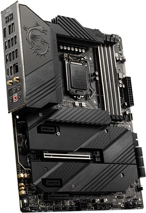 Actual product image MSI MEG Z590 UNIFY Motherboard Intel Z590 LGA 1200 (LGA 1200, Intel Z590, ATX)