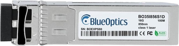Actual product image CBO Dell 407-BBOL Compatible BlueOptics SFP+ BO35I856S1D