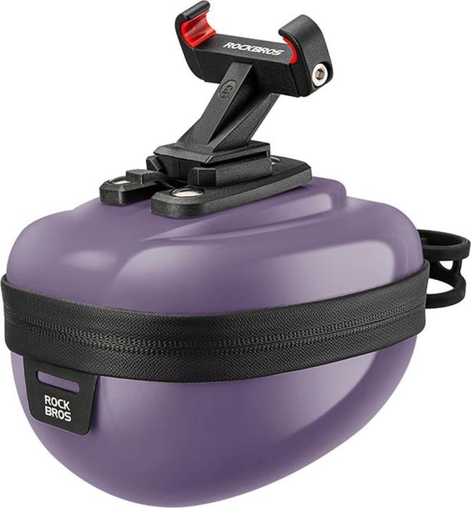 Produktbild Rockbros Rigid Hard Shell Compact Saddle Bag 0.4l - Purple (Rahmentasche)