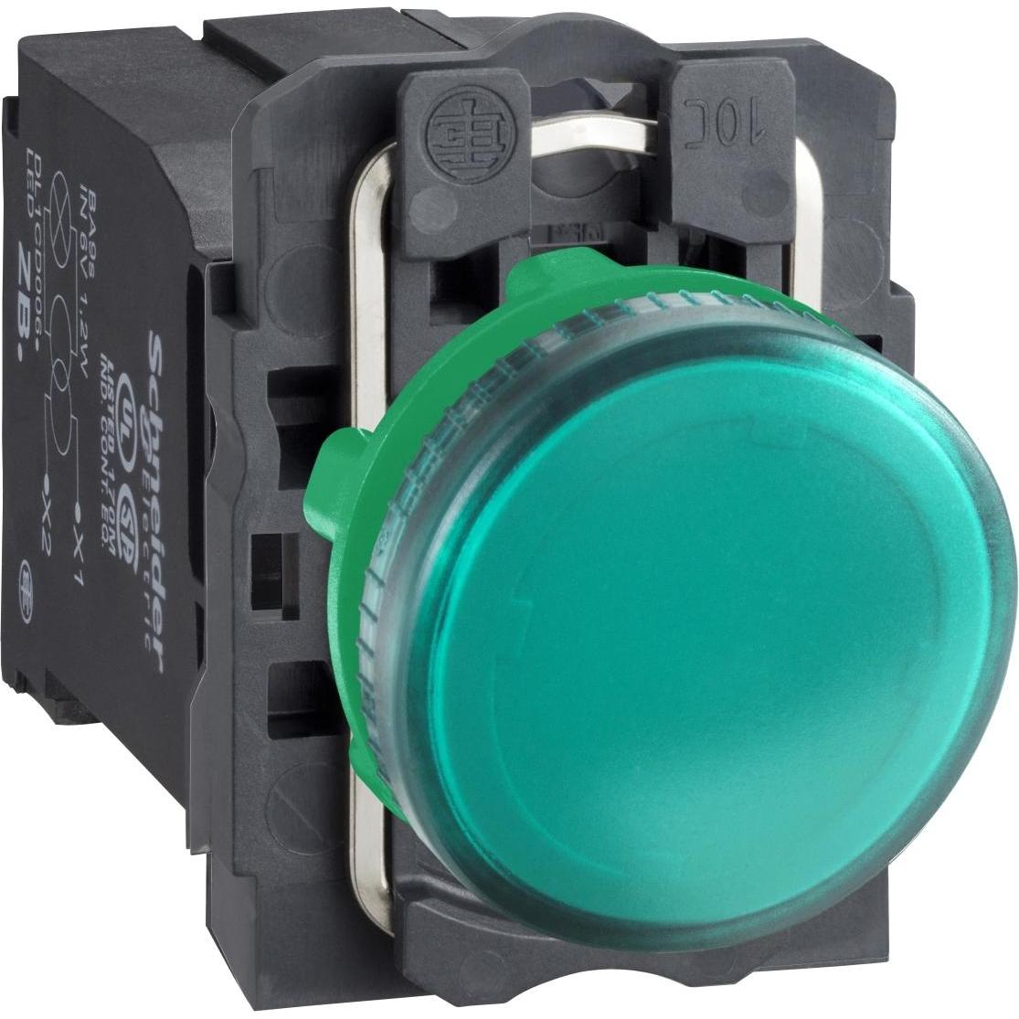 Schneider Electric Leuchtmelder, Taster + Schalter, Grün