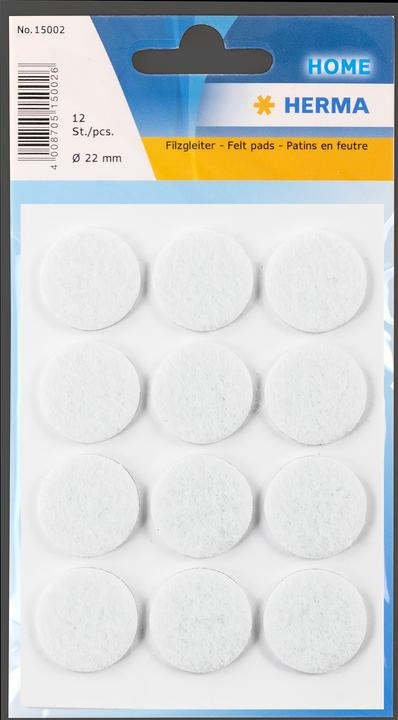 Produktbild Herma Filzgleiter (Filzgleiter, 12 Stück)