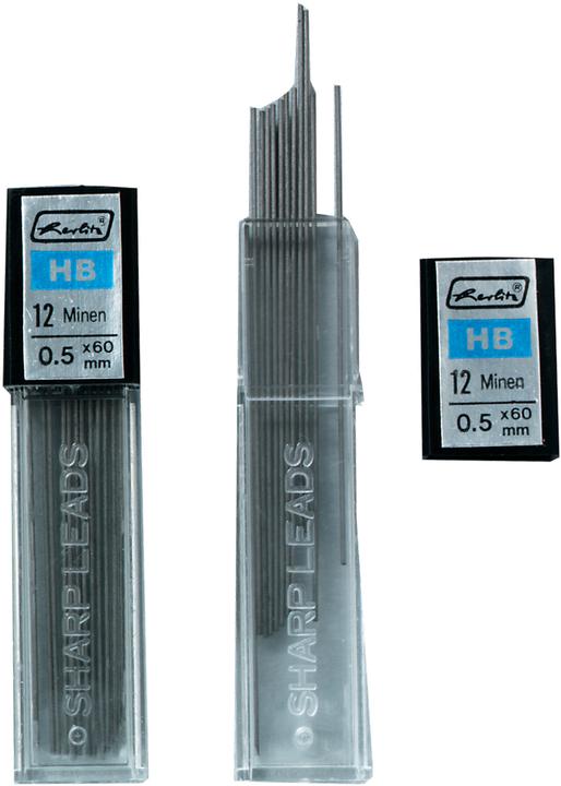 Actual product image Herlitz Mechanical pencil leads (1 Piece, Black, 0.00 mm)