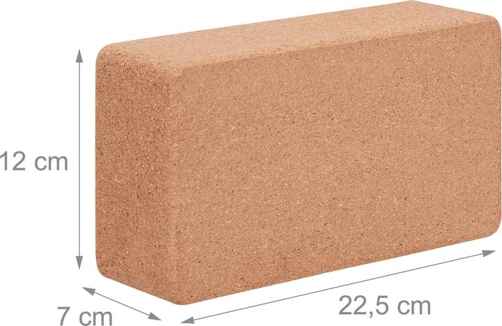 Actual product image Relaxdays 2x yoga block