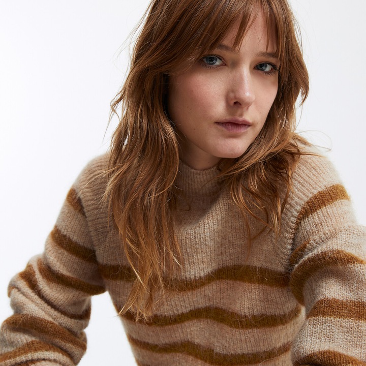 Immagine prodotto La Redoute Collections Streifenpullover Signature ARISTIDE mit Alpakawolle (38)