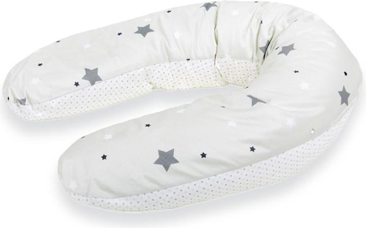 Immagine prodotto Träumeland Cuscino per l'allattamento Stelle grigie (190 cm)