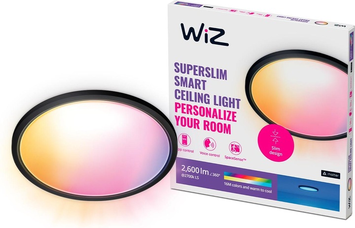 Produktbild WiZ Tunable White & Color SuperSlim (2600 lm)
