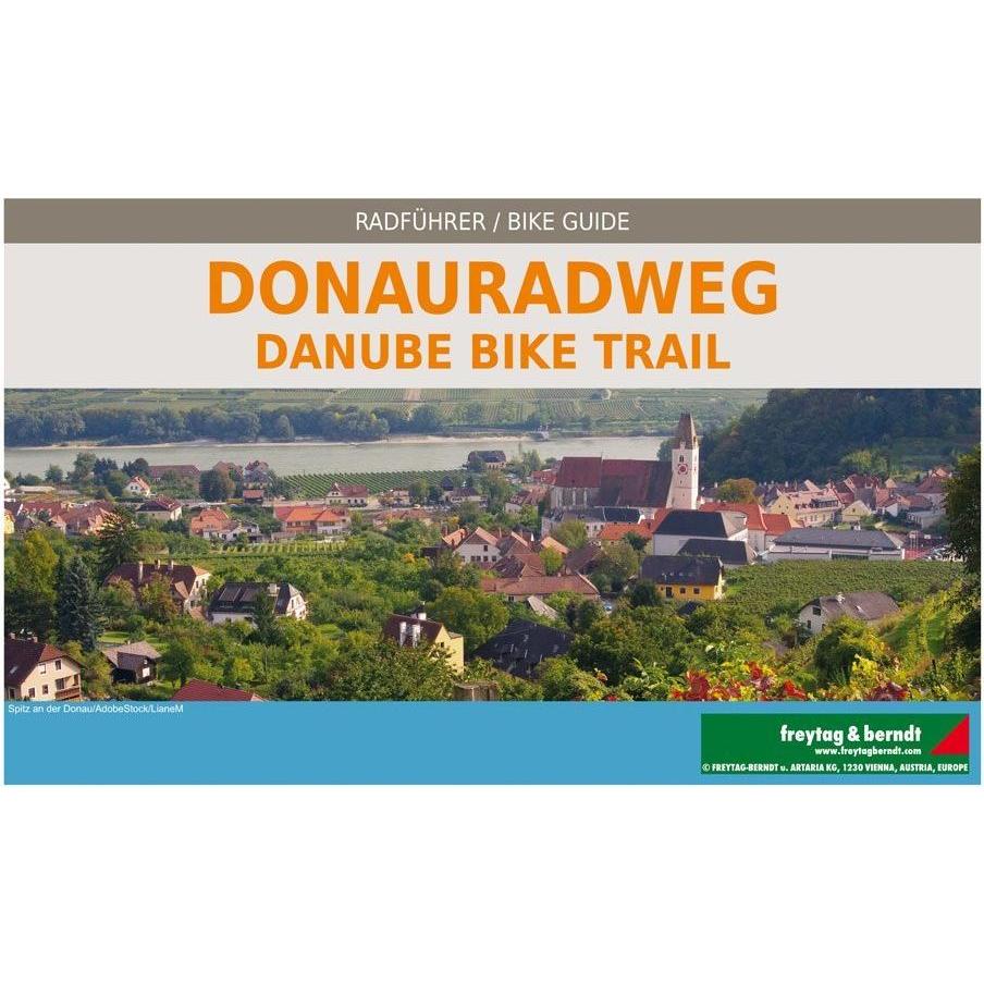 Donauradweg, Passau - Wien - Bratislava, Radatlas 1:125.000, Landkarte