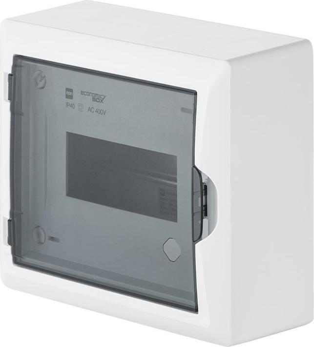 Elektro-Plast Elektra-blast 1x8 modulares Fach ohne/ohne ECONOMIC BOX RN 1/8 Tür (N + PE)