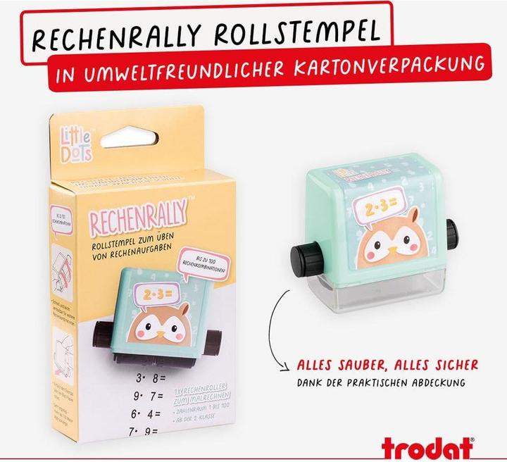 Produktbild Trodat Mal Zahlen Rechenroller ab 2. Klasse