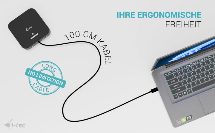 Produktbild i-tec USB-C 2x HDMI Dock Pd (USB-C)