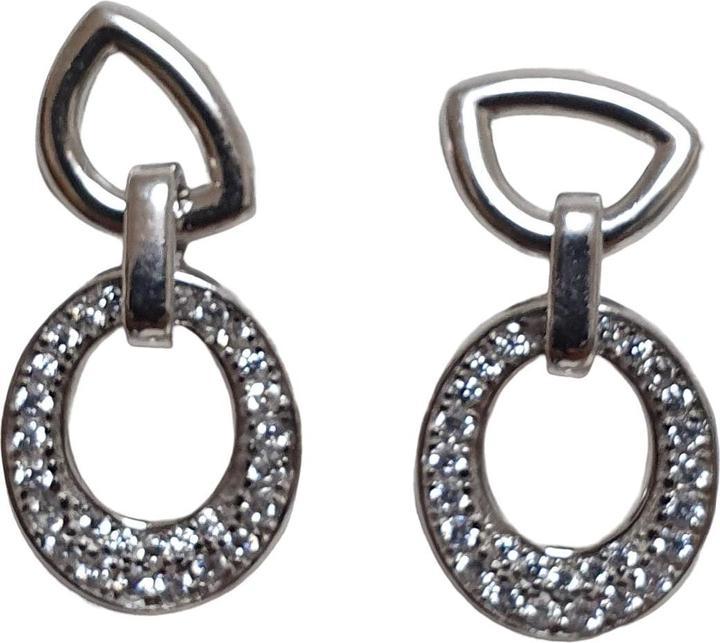 L'Officiel Orecchino in argento con zirconi