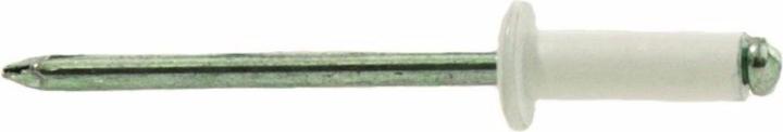 Produktbild Gesipa Poly Grip Mehrbereichsniete Flachrundkopf 4.0x17 Alu/Edelstahl RAL 9010
