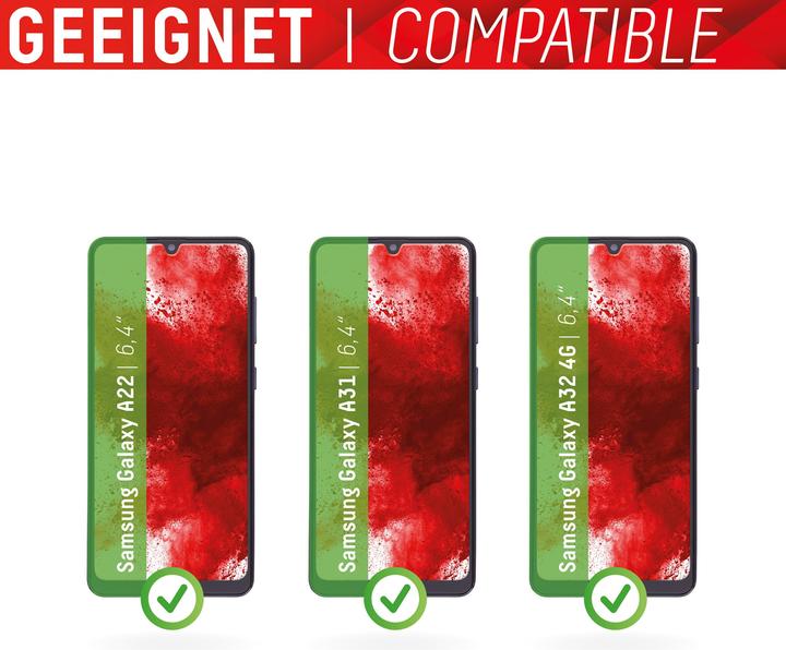 Produktbild Displex Real Glass, 2D Panzerglas (1 Stück, Samsung Galaxy A22, Samsung Galaxy A32, Samsung Galaxy A31)
