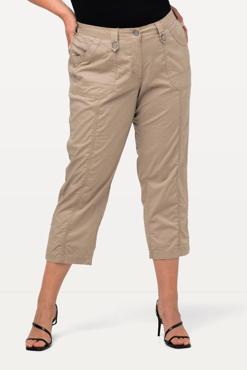 Produktbild Ulla Popken 7/8-Cargohose, Krempelriegel, Komfortbund (62)