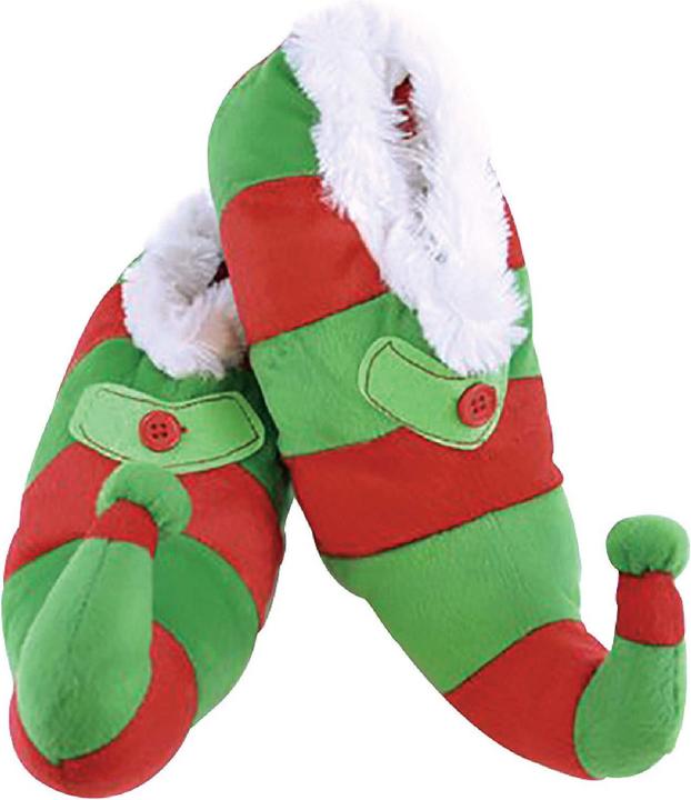 Slumberzzz Kinder Elfen Hausschuhe Weihnachts | Gestreifte Elf Hausschuhe | Sock Snob
