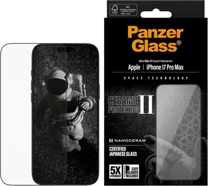 Produktbild PanzerGlass Ceramic II (1 Stück, Apple iPhone 17 Pro Max)