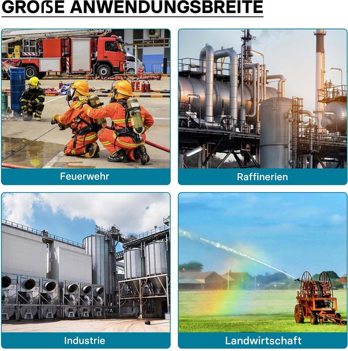 Produktbild Wiltec Übergangsstück Storz Kupplung A 110 auf B 75 Aluminium Feuerwehrschlauch (Kupplung, 110 mm)