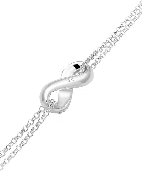 Immagine prodotto Elli Bracciale Infinity con diamante, elegante e senza fine (Argento 925)