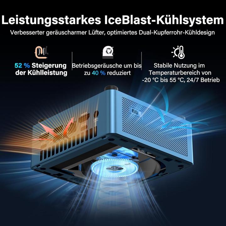 Image du produit Geekom Mini PC IT12 2025 Edition mit Intel i7-1280P (1000 Go, 32 Go, Intel Core i7-1280P)