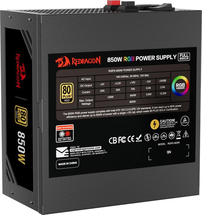 Redragon GC-PS007-1 850W (850 W)