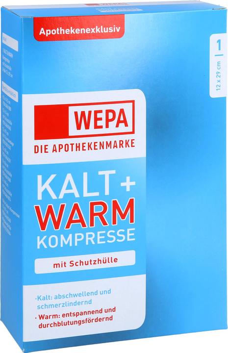 Actual product image Wepa Cold + Warm compress with protective cover 12 x 29 cm, 1 pc. compresses (1 x)